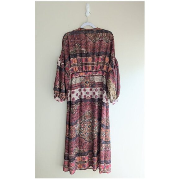 Zara Boho Print Maxi Dress - Picture 6 of 12